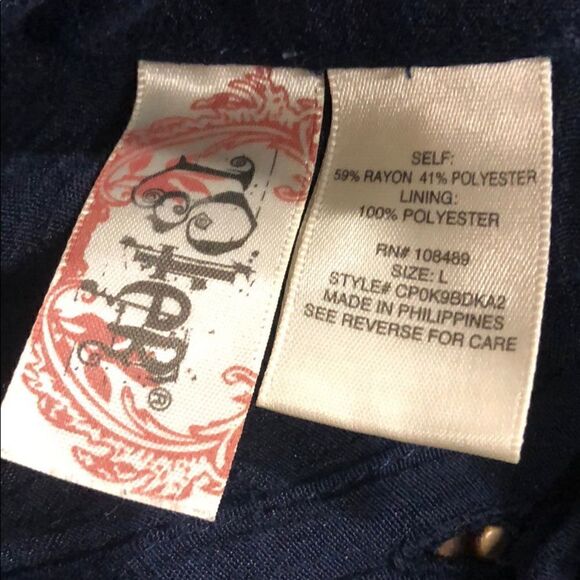 🛍️L8teR navy blue dress size Large - Picture 5 of 5